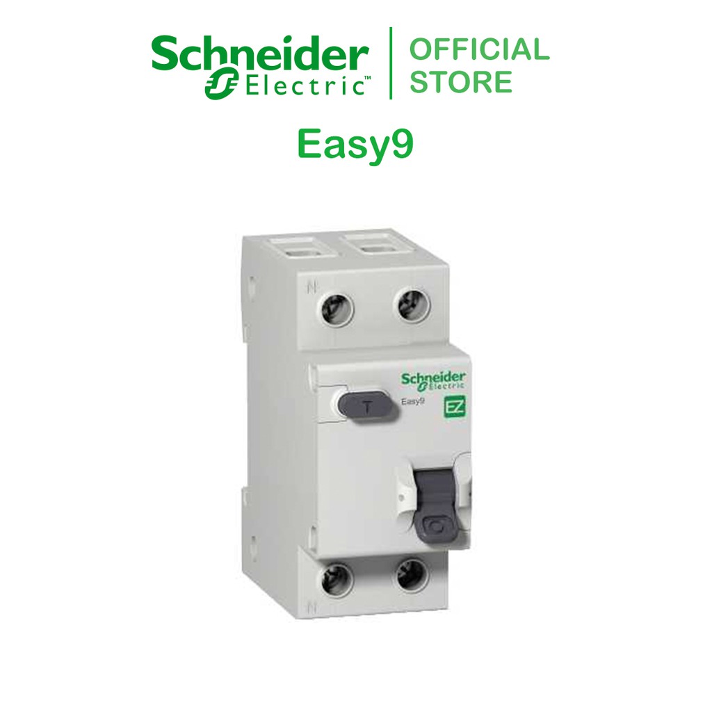 Cầu dao Aptomat bảo vệ quá tải, ngắn mạch và chống dòng rò Easy9 RCBO Schneider Electric  1P+N 30mA EZ9D34610