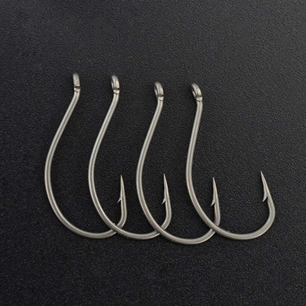 LANFY Set 50 Lưỡi Câu Bằng Thép Không Gỉ Chất Lượng Cao