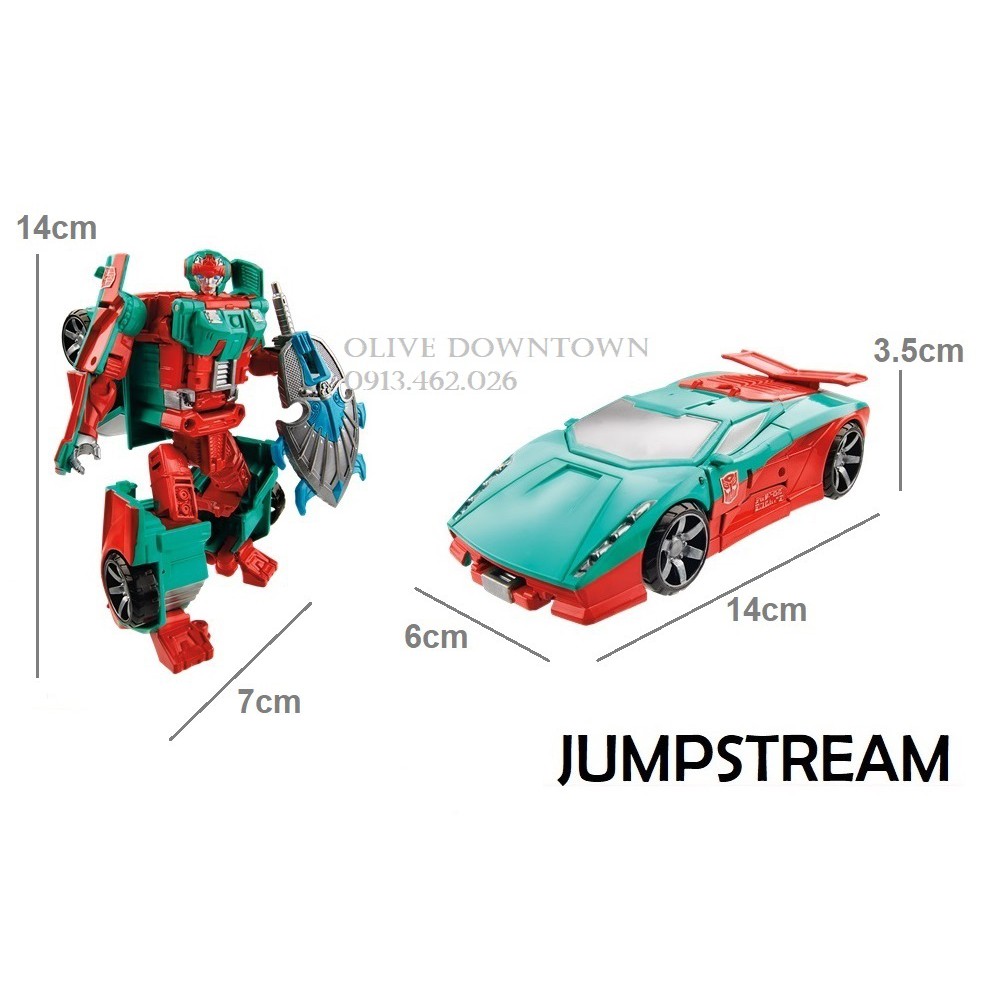 JUMPSTREAM / Robot 14cm lắp ráp thành Siêu xe - Transformers