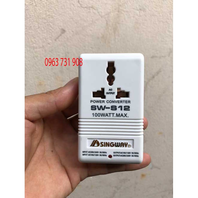 Bộ đổi nguồn 220v xuống 100v-110v