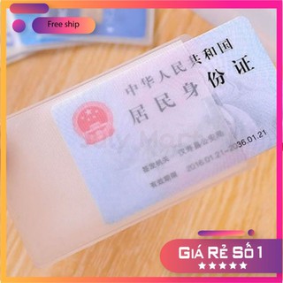 Set 10 Bọc Bảo Vệ Thẻ Căn Cước Công Dân, Thẻ Ngân Hàng, Thẻ Tín Dụng, Bằng Lái Xe Không Thấm Nước