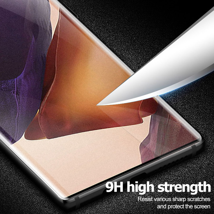 Kính cường lực chống bám vân tay dẻo 9D Cho Samsung Galaxy S8 S9 S10 S20 S21 S22 S23 Plus Note 8 9 10 20 Ultra