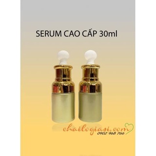 VỎ CHAI SERUM 30ML CAO CẤP VÀNG