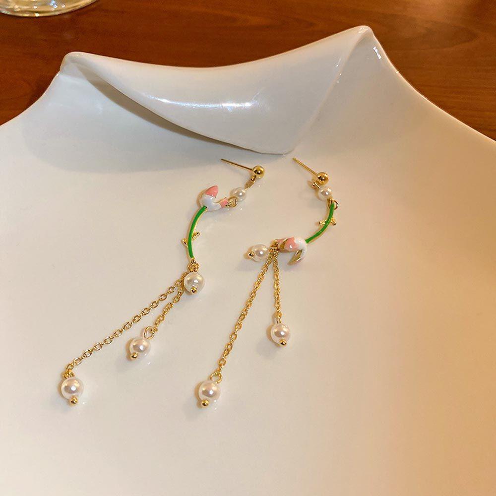 Bông Tai Choker Đính Ngọc Trai Thời Trang Dành Cho Nữ