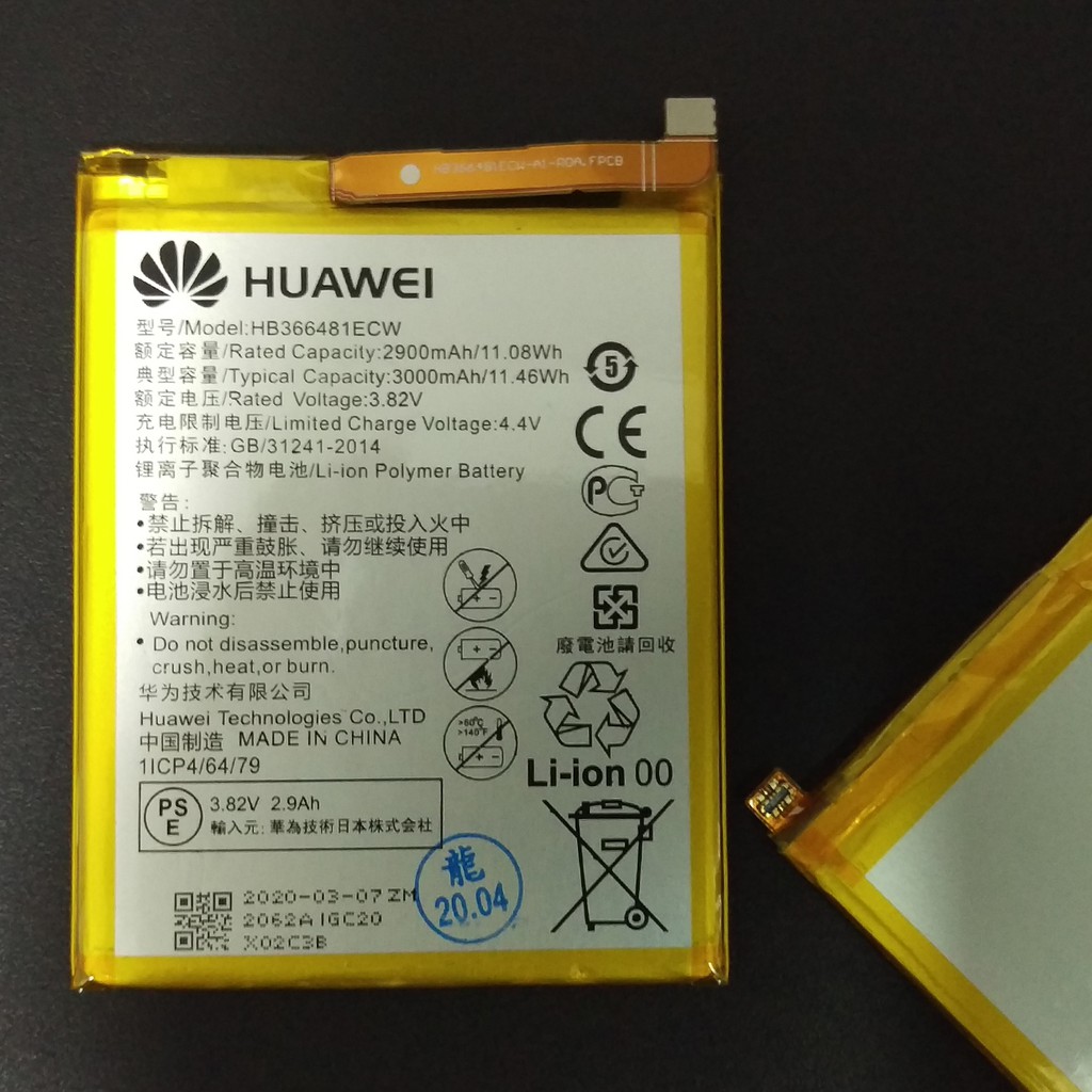 Pin Huawei Nova 3E / Y7 Pro 2018 Zin New