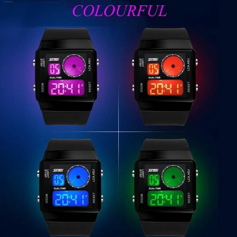Đồng Hồ Cặp Đôi Skmei Đèn Led 0841 %