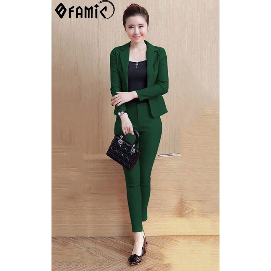 Vest nữ Hàn Quốc Nguyên Bộ Quần Dài Kèm Áo Trong | BigBuy360 - bigbuy360.vn