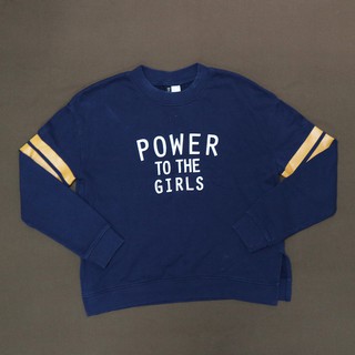 Áo sweater slogan H&M size M