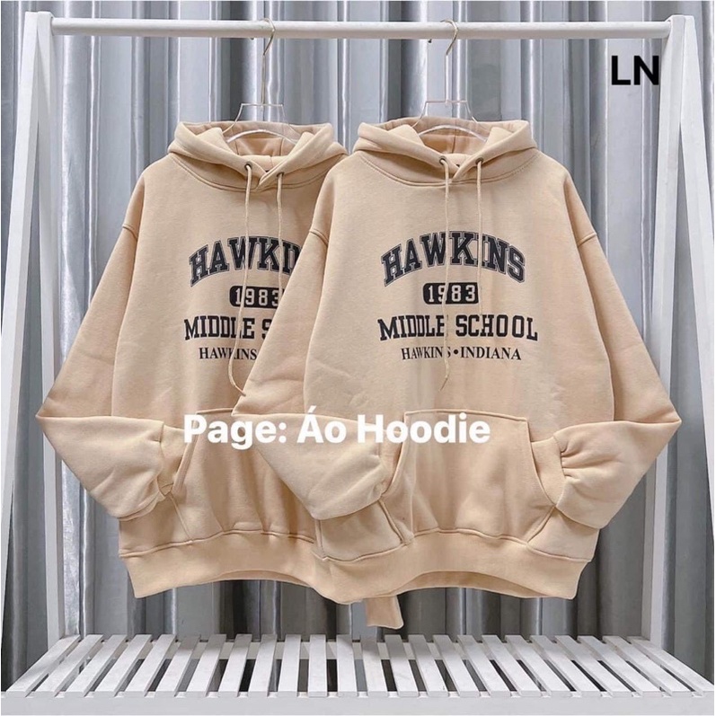 Áo hoodie HAWKIN MŨ 2 lớp DA6