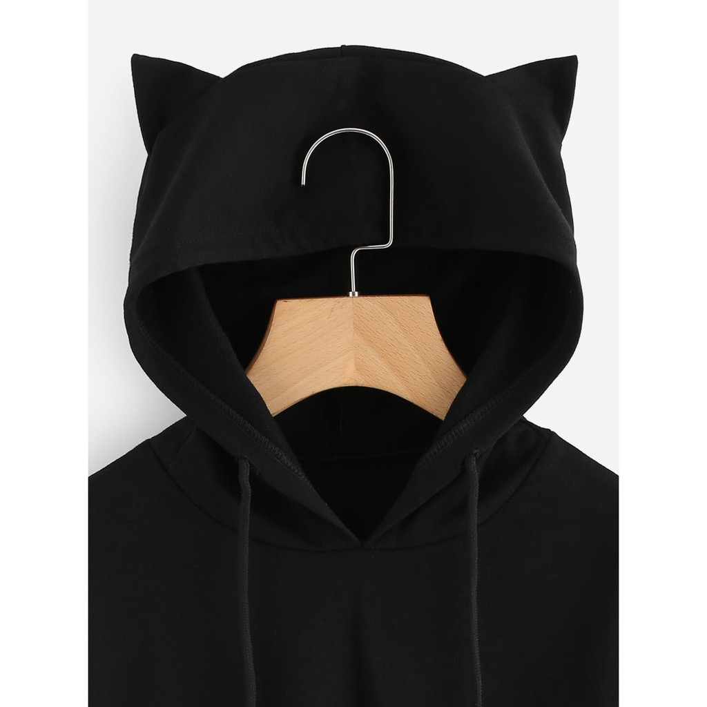 Áo Hoodie Tai Mèo Cho Nữ