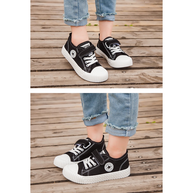 SUGE Giày Thể Thao Vải Canvas Thời Trang Cho Bé Size 25-36