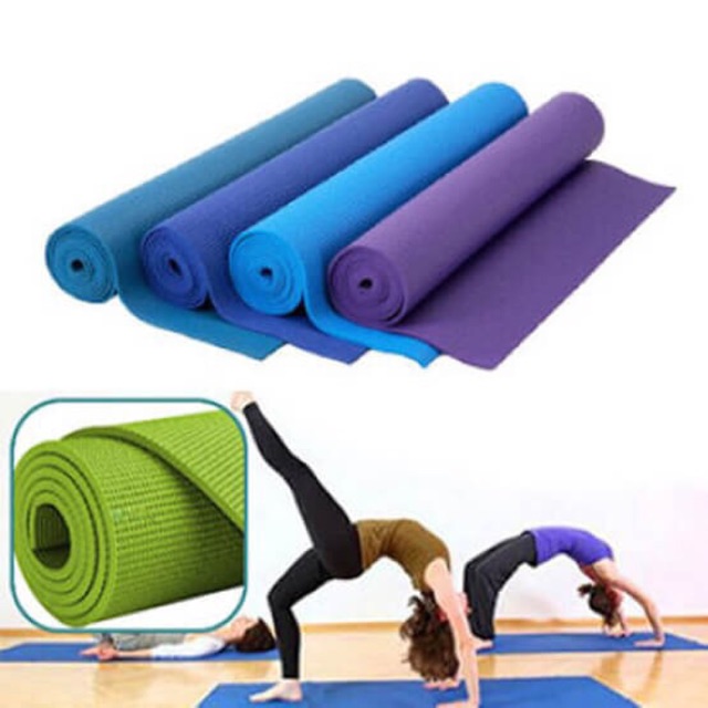 [Tặng Kèm Túi] Thảm tập Yoga TPE 6mm 1 lớp. Thảm tập yoga.