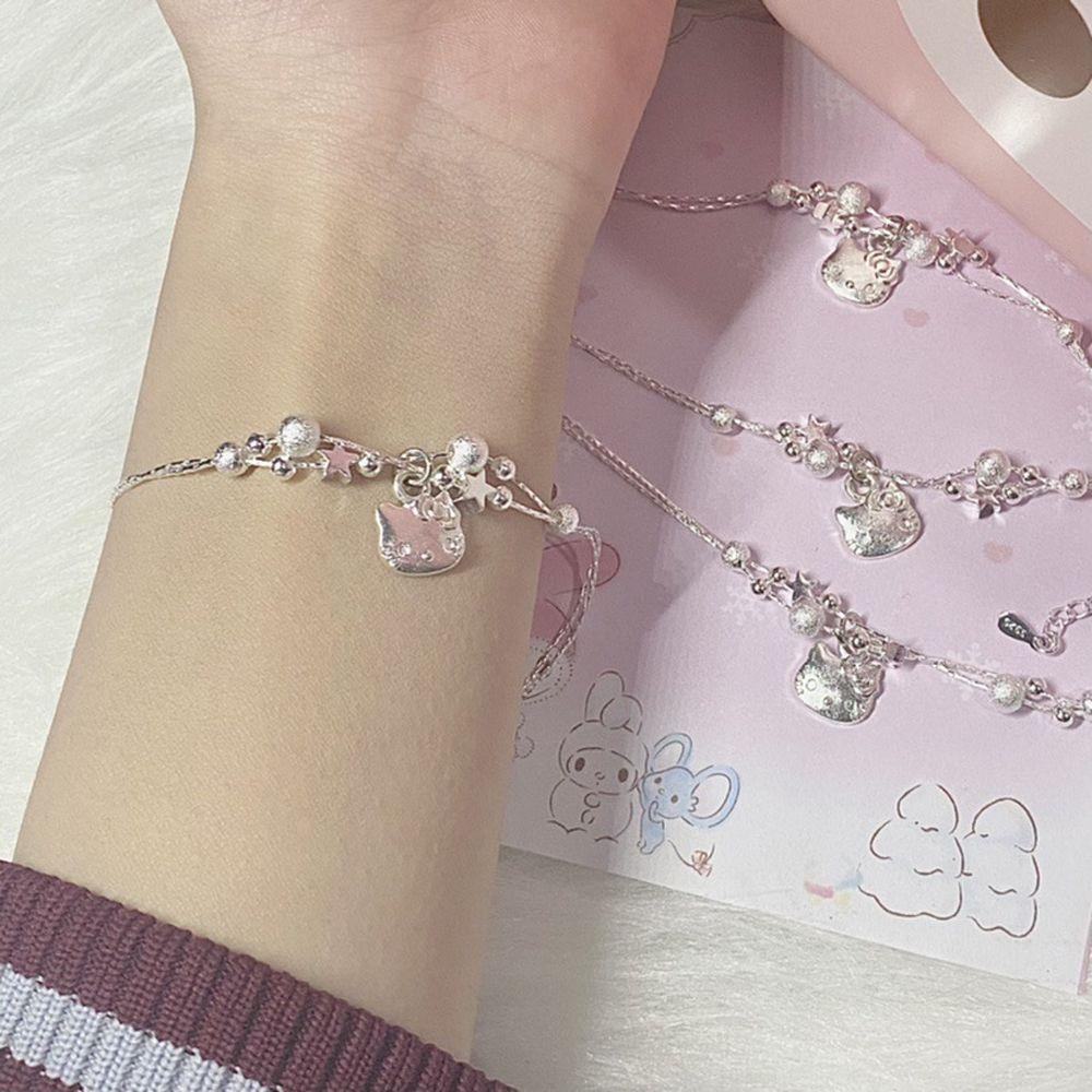 Vòng Đeo Tay Họa Tiết Hoạt Hình Kuromi Melody Dễ Thương Xinh Xắn