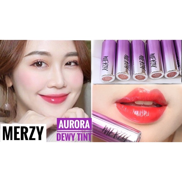 Son Tint Bóng Cho Đôi Môi Căng Mọng Merzy Aurora Dewy Tint 5.5g | BigBuy360 - bigbuy360.vn