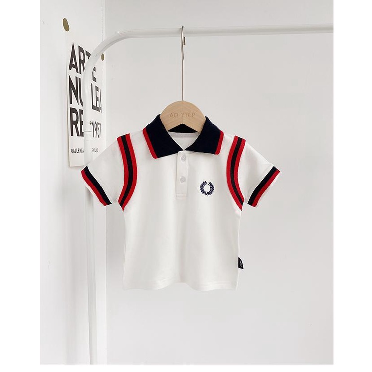 Áo polo Tay Ngắn Mùa Hè Dành Cho Bé Trai 1-3 Tuổi