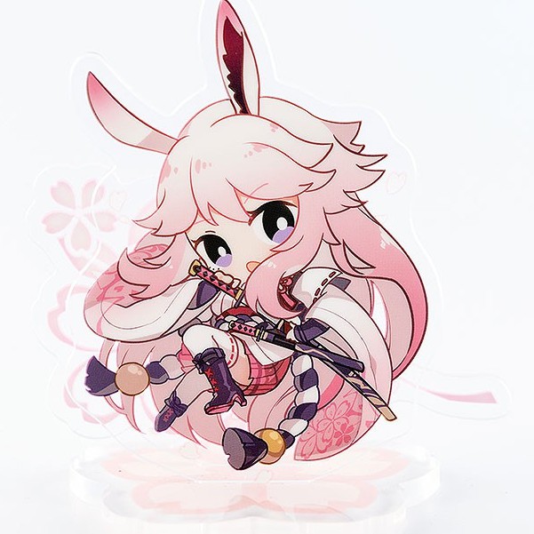 ( ORDER ) Mô hình Acrylic Standee Yae Sakura &amp; Kallen Kaslana Chibi Honkai Impact 3 trang trí trưng bày anime chibi