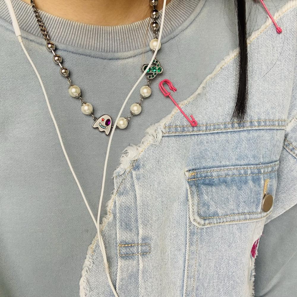 Vòng Cổ Choker Mặt Chữ Thời Trang Cho Nam Nữ