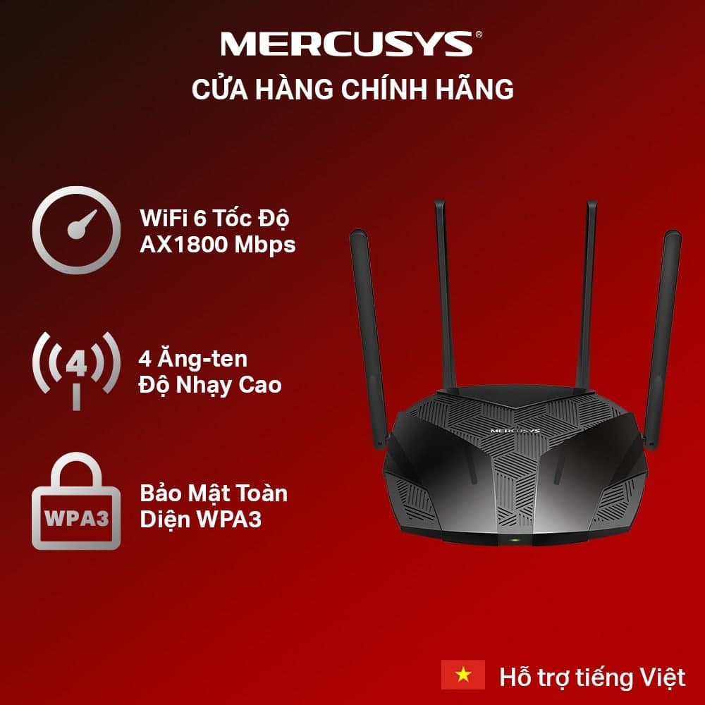 [Hỏa Tốc - CHÍNH HÃNG] Nâng cấp WiFi với router TP LINK AX23 WiFi 6 - AX1800 Mbps, cổng Lan Gigabit