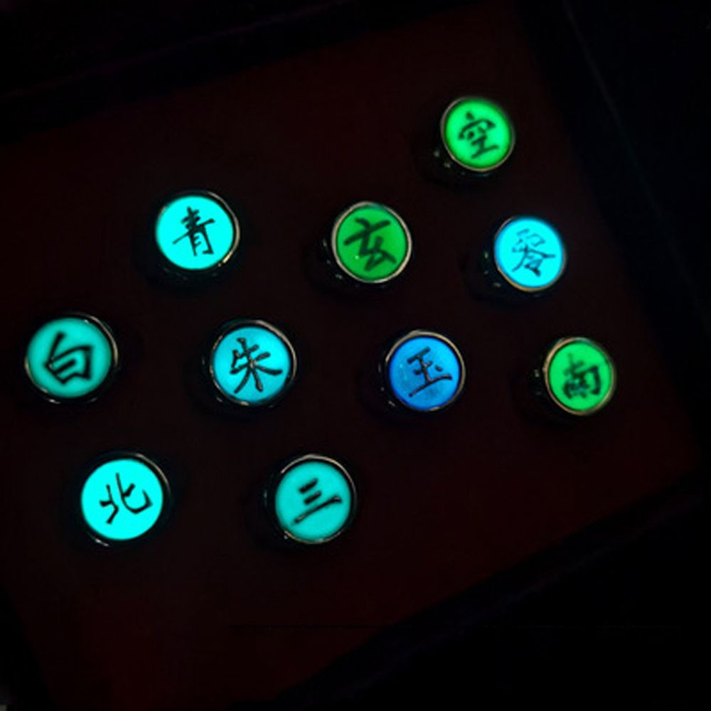Nhẫn phát quang hóa trang nhân vật Akatsuki Itachi trong anime Naruto DIY