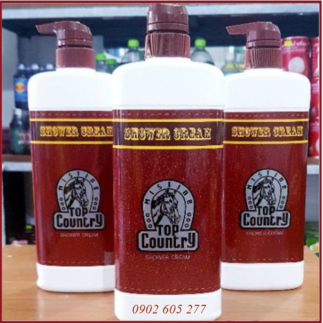 [hàng chính hãng]Sữa tắm Con Ngựa Top Country Thái Lan 500ml HÀNG LOẠI I có tặng kèm