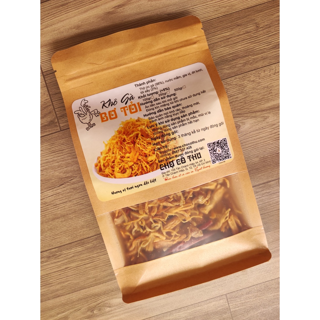 [Khô gà bơ tỏi thượng hạng - Hương vị đậm đà thơm ngon khó tả] | Chợ Cô Thu | BigBuy360 - bigbuy360.vn