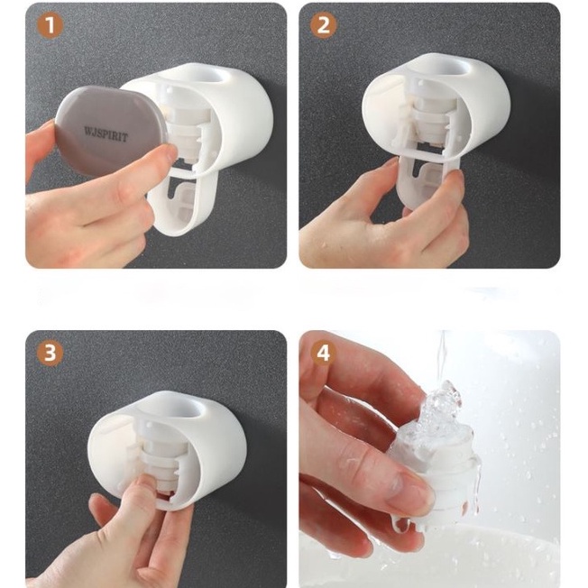 Dụng Cụ Lấy Kem Đánh Răng Gắn Tường Tự Động365 Tiện Dụng
