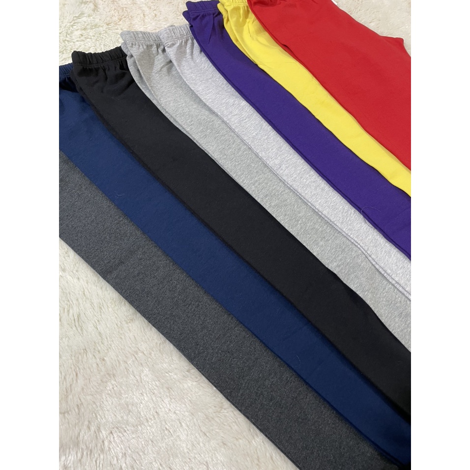 Quần legging dài trơn cho bé gái từ 23-40kg