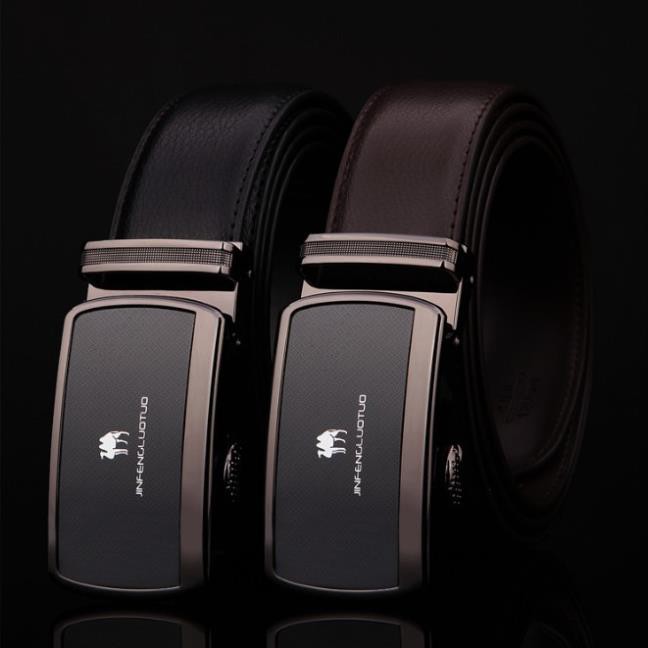 (NEW 2020 Men's Belt) Bảo Hành 2 Năm - Dây Nịt Thắt Lưng Da Bò Thật Cao Cấp KITZ0331 Jin - HongKong - Nam Nữ Hà Nội 👑 '