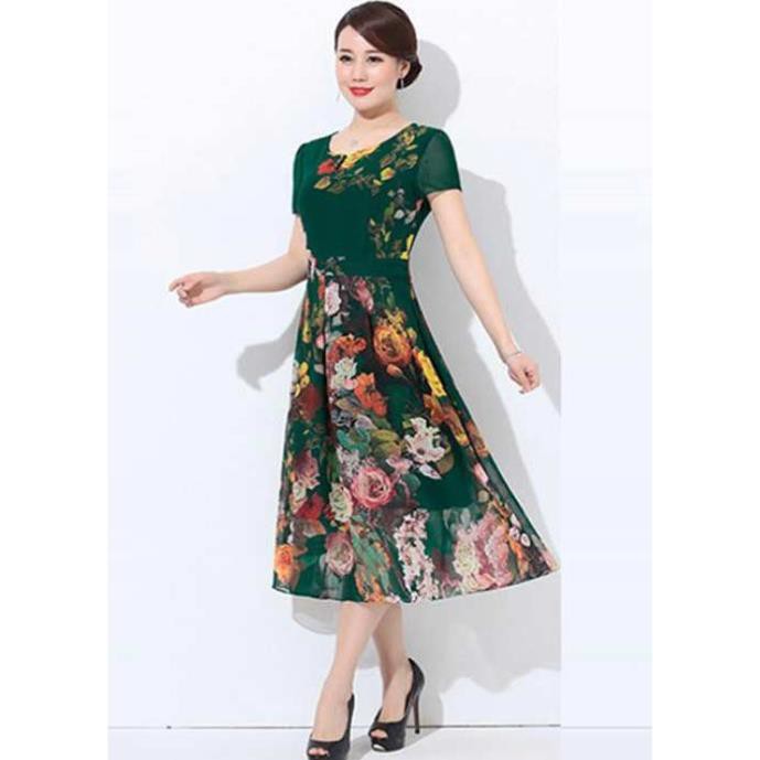 [CHUYÊN SỈ GIÁ RẺ HÀNG THIẾT KẾ CAO CẤP]ĐẦM HOA 3D XÒE XẾP LY DUYÊN DÁNG - TP1899 GABOFASHION hàng vnxk