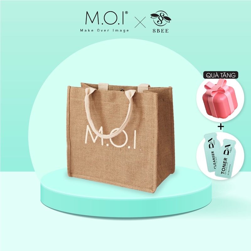 Túi xách cói M.O.I Cosmetics Hồ Ngọc Hà