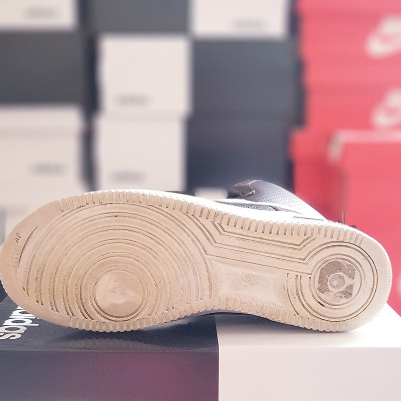 [Chính Hãng] Giày Nike Air Force 1 High GS Black, size 40, real 2hand