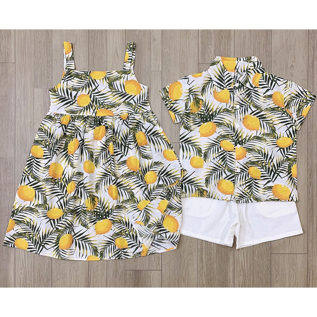 ĐẦM/SET BỘ VẢI ĐÔI SIÊU ĐÁNG YÊU CHO BÉ 13-37KG