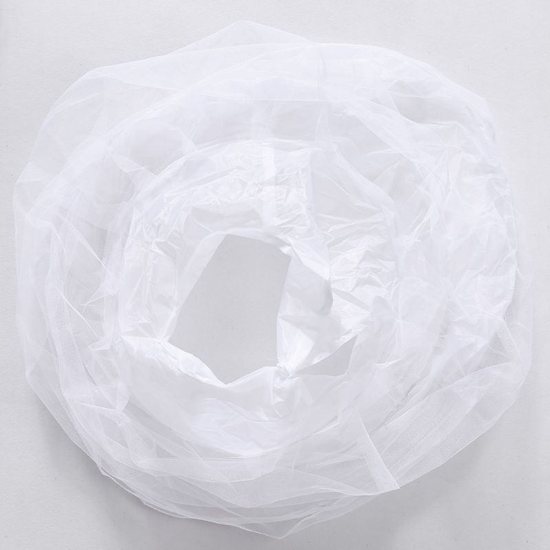 Đầm Cưới Dáng Chữ A 3 Vòng Dài Qua Gối Hai Lớp Cho Cô Dâu