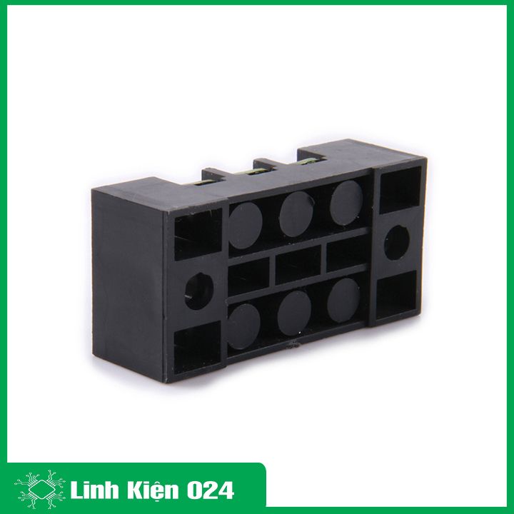 Cầu đấu điện TB-1503 điện áp 600V 15A 3P có ốc vít và tấm lắp chống rỉ