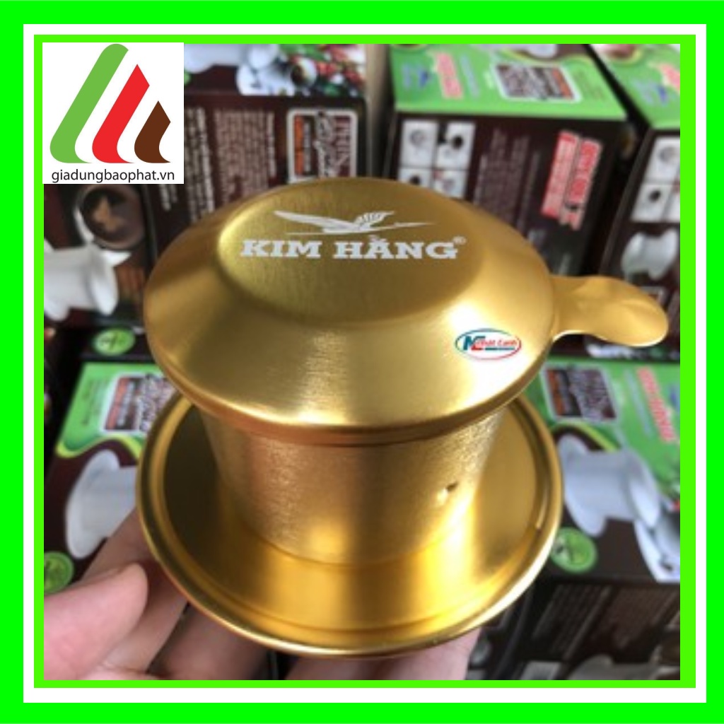 Phin cà phê nhôm cao cấp kim hằng dày dặn chắc chắn sáng đẹp chất lượng cao