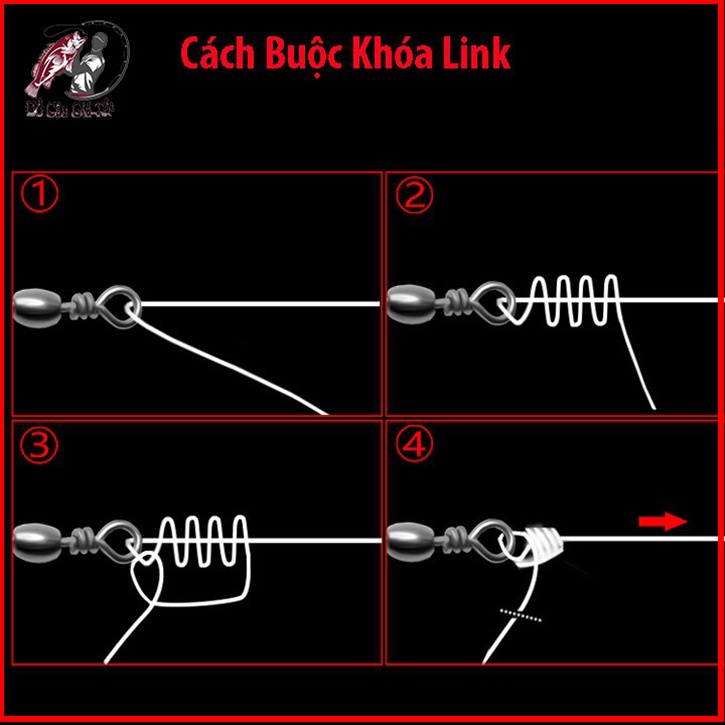 [Chất Lượng] Khóa Link Câu Cá, Khóa Link Chịu Tải Lớn, Phụ Kiện Câu Đài Cao Cấp