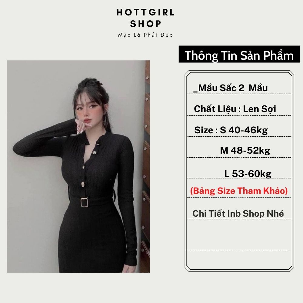 Váy body len sợi cao cấp kèm đai eo 2 mầu cực sang cực chảnh em về hàng,thiết kế độc quyền Hottgirl secret mẫu mới nhất!