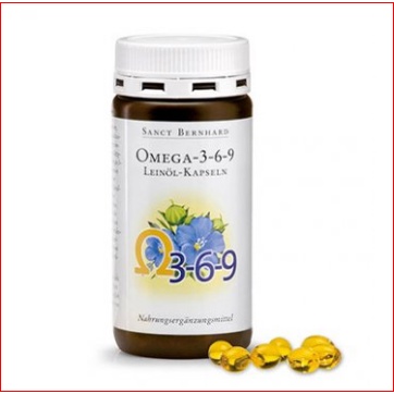 Viên nang dầu hạt lanh Sanct Bernhard Omega3 6 9 của Đức