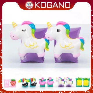 Phao Bơi Cho Bé Tập Bơi KOGANO Phao Tay Cho Bé An Toàn Hình Kỳ Lân - Ngựa 1 Sừng (Unicorn) SS-001189