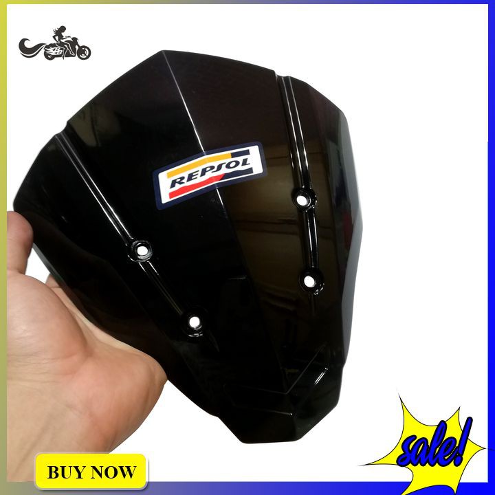 MÃO CHẮN GIÓ TRONG SUỐT LẮP CHUẨN WINNER X mẫu 3 (Logo chữ ngẫu nhiên) Kèm 4 ốc vàng