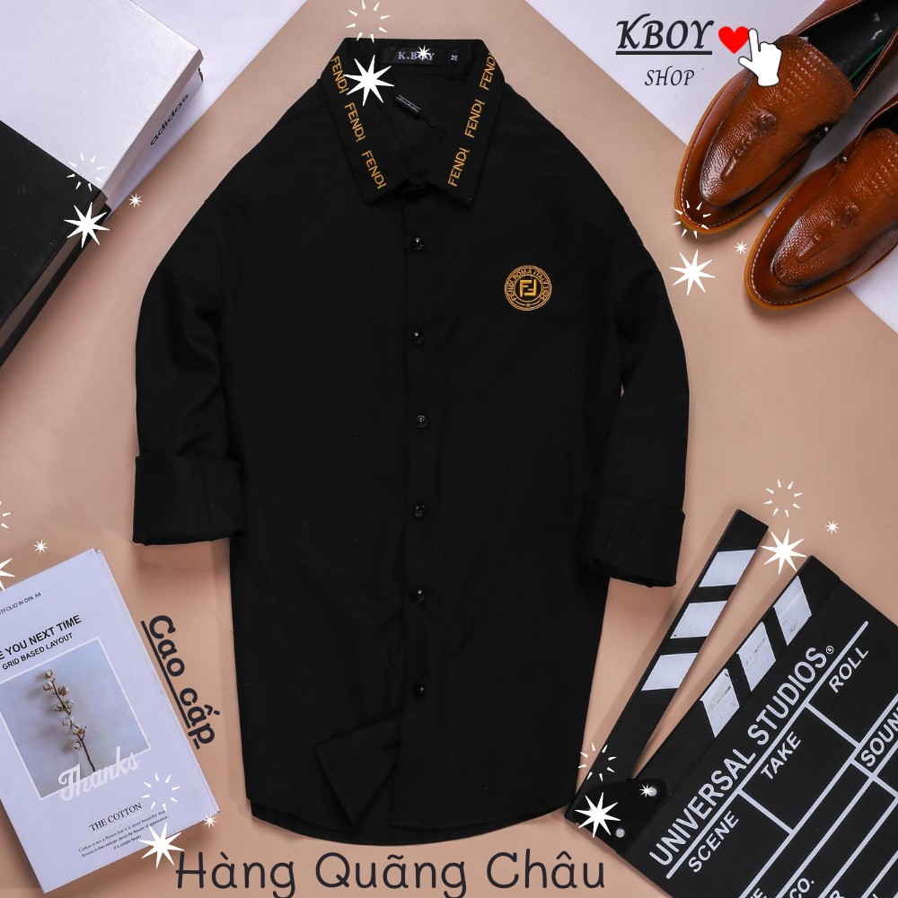 Áo Sơ Mi Nam ⚡FREE SHIP⚡Áo sơ mi công sở tay dài cotton - Áo sơ mi kiểu nam, phối họa tiết cao cấp - 6502 | BigBuy360 - bigbuy360.vn