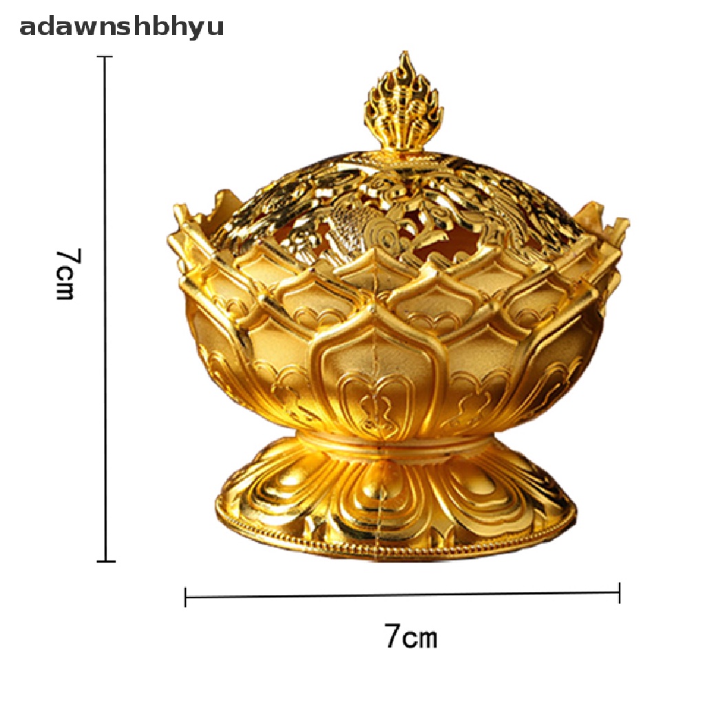Đế Đốt Trầm Hương Bằng Đồng Thau Hình Hoa Sen