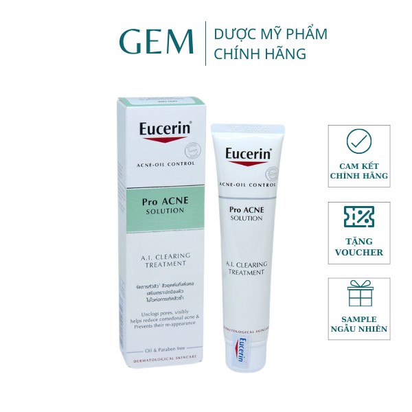 Sản phẩm giảm mụn v.i..ê.m Eucerin ProAcne AI Clearing Treatment