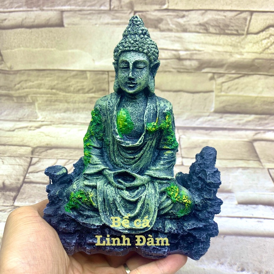 Tượng Phật Trang Trí Bể Cá, Bể Bán Cạn, Bể Thủy Sinh, Decor