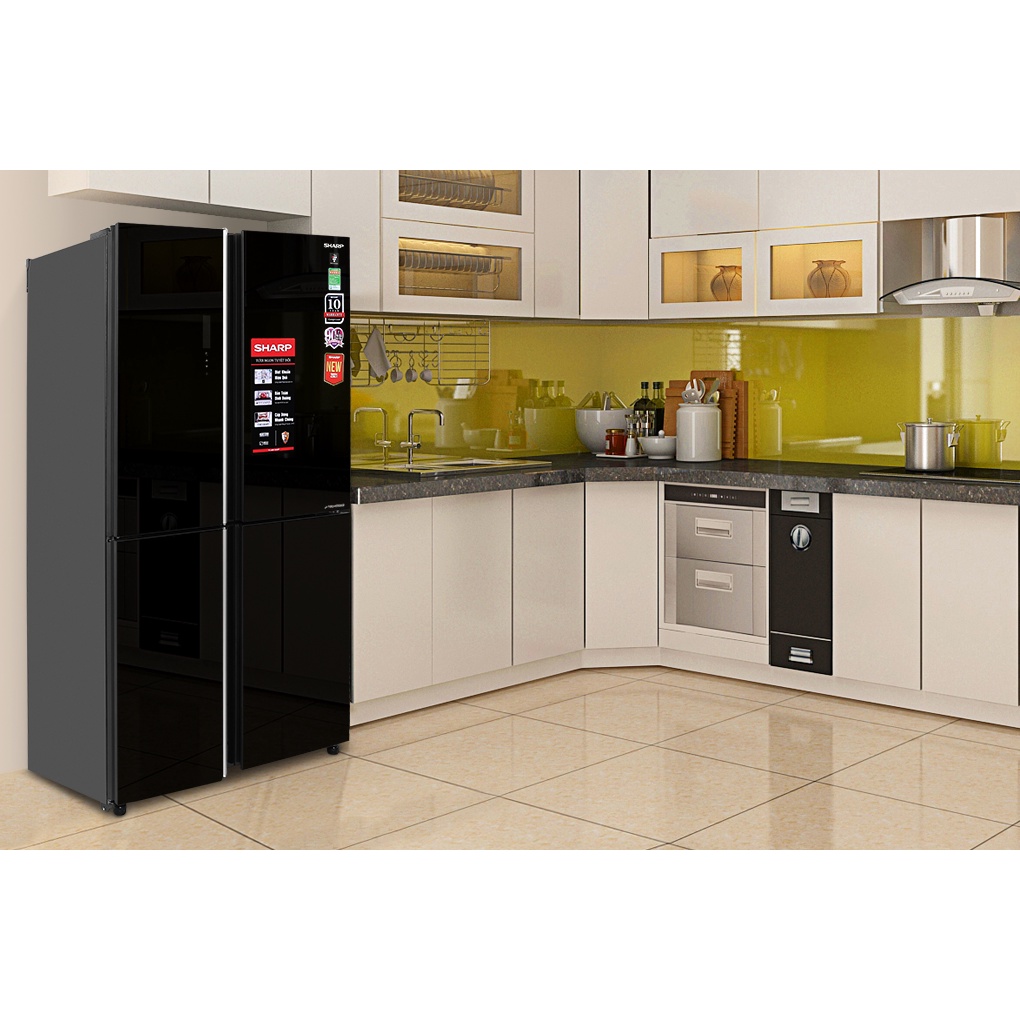 Tủ lạnh Sharp Inverter 525 lít SJ-FXP600VG-BK - HÀNG CHÍNH HÃNG