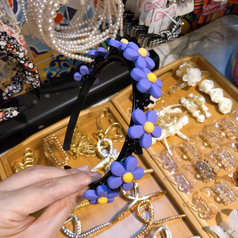 Cài tóc tiktok có kẹp tạo độ phồng tóc nhiều mẫu phong cách Hàn Quốc