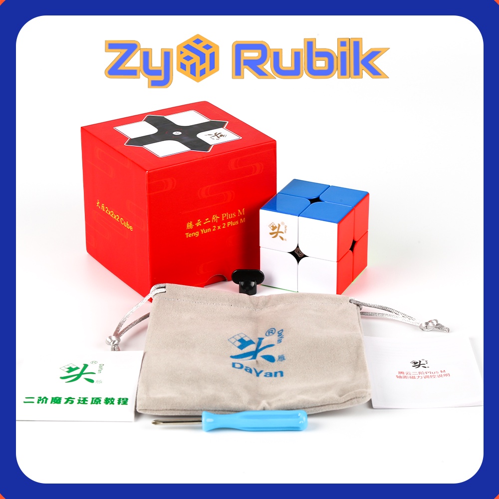 Rubik DaYan TengYun 2×2 M Plus Có Nam Châm Cao Cấp Flagship Rubic 2 Tầng (Mod nam châm) - ZyO Rubik