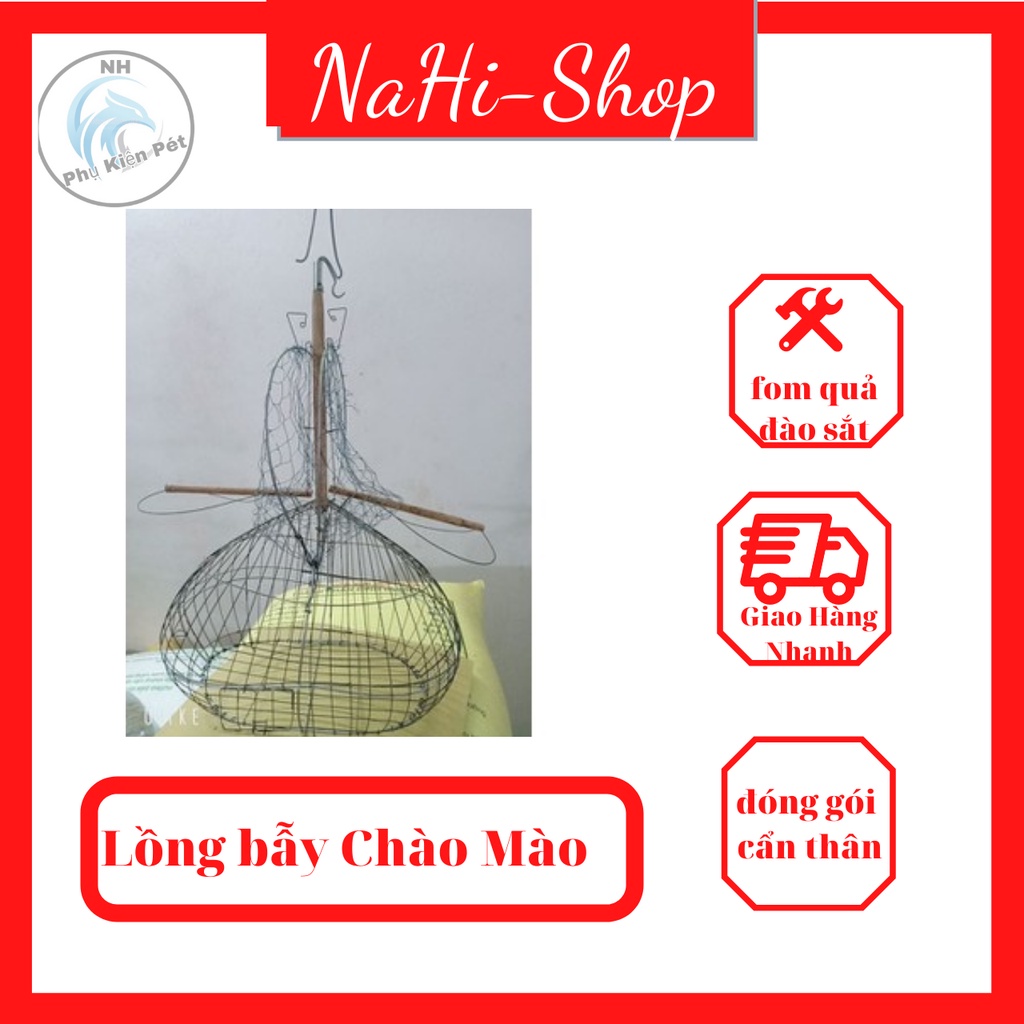 Lồng Bẫy Chào Mào Bằng Sắt 2 cửa Gía rẻ - Lụp Bẫy Chích Chòe, Họa Mi