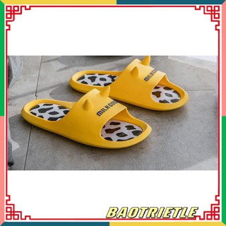 Dép bò sữa viền màu (Hồng-Vàng-Xanh) - baotrietle