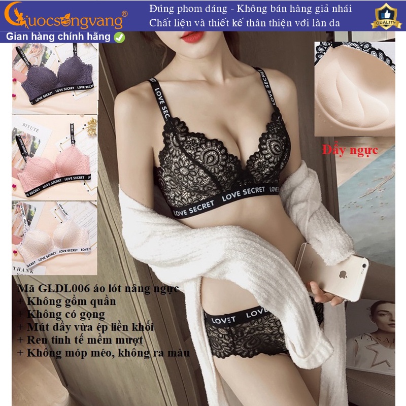Áo lót nâng ngực Bra ren GLDL006 Cuocsongvang